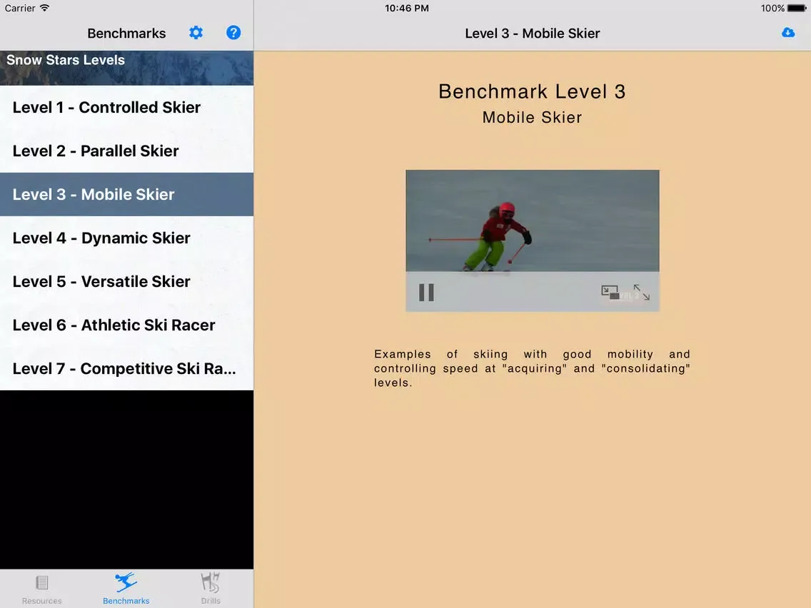 ภาพหน้าจอของ Snow Stars iPad 