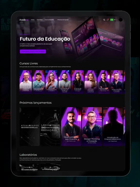 Academe Educação iPad  스크린샷