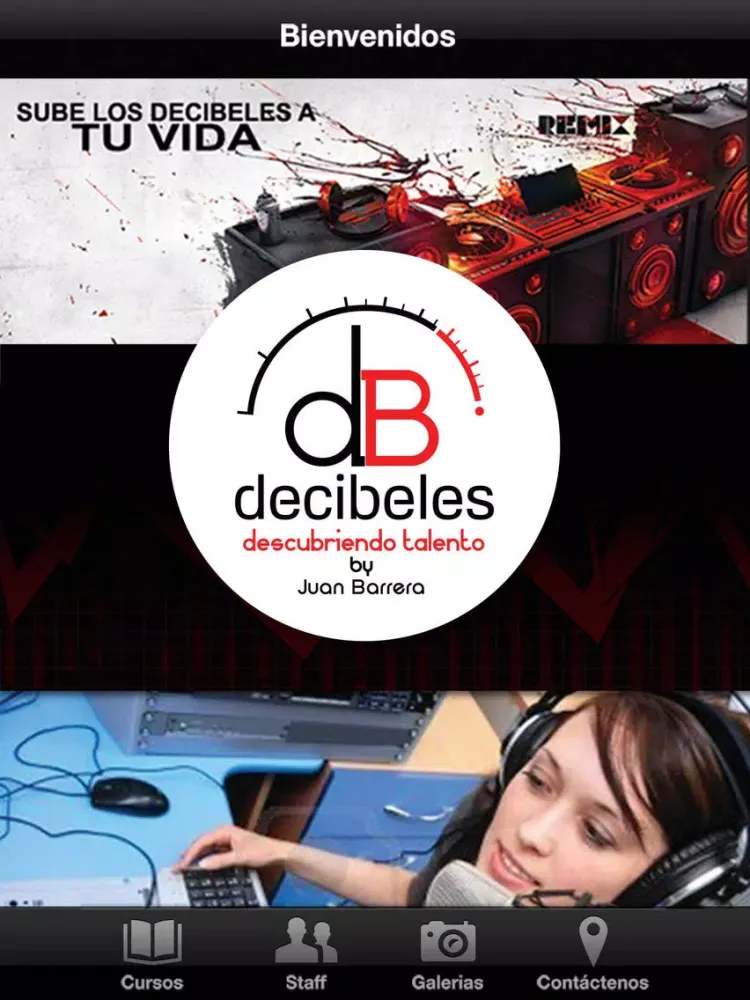 Capturas de pantalla de Decibeles iPad 