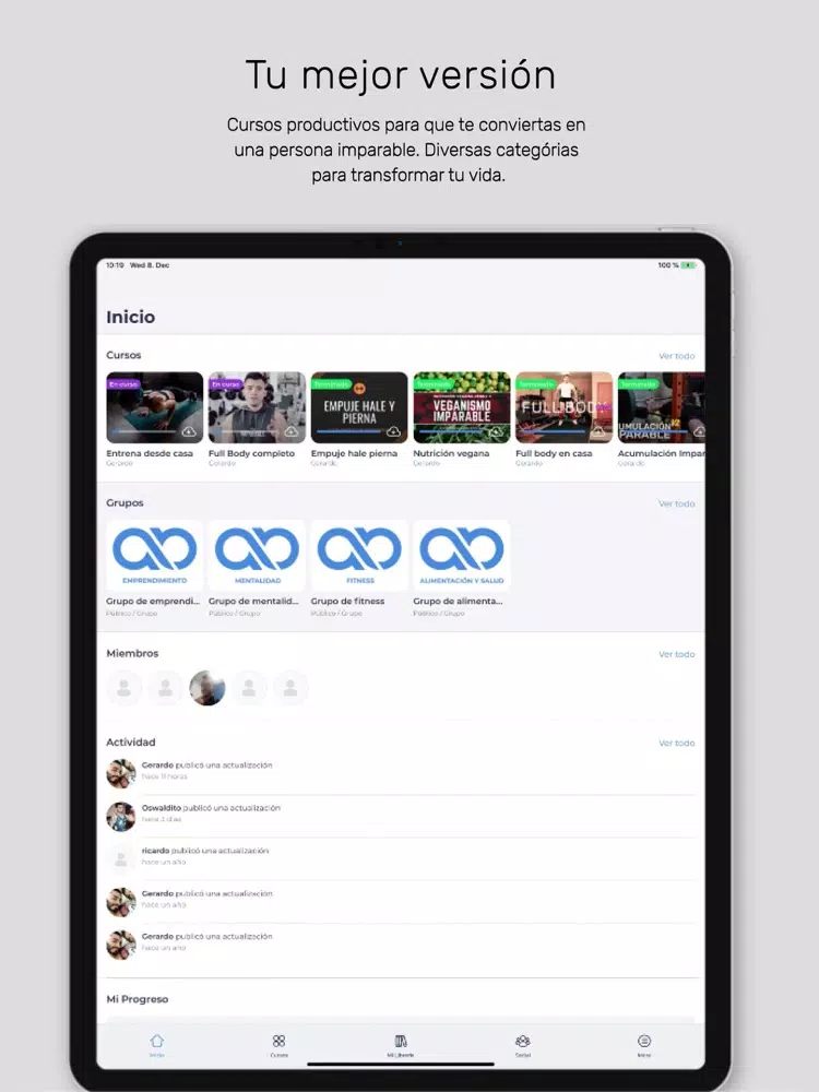 Скриншоты Academia Imparable iPad 