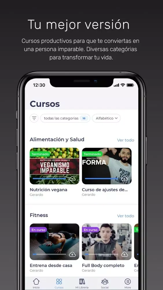 Screenshot di Academia Imparable