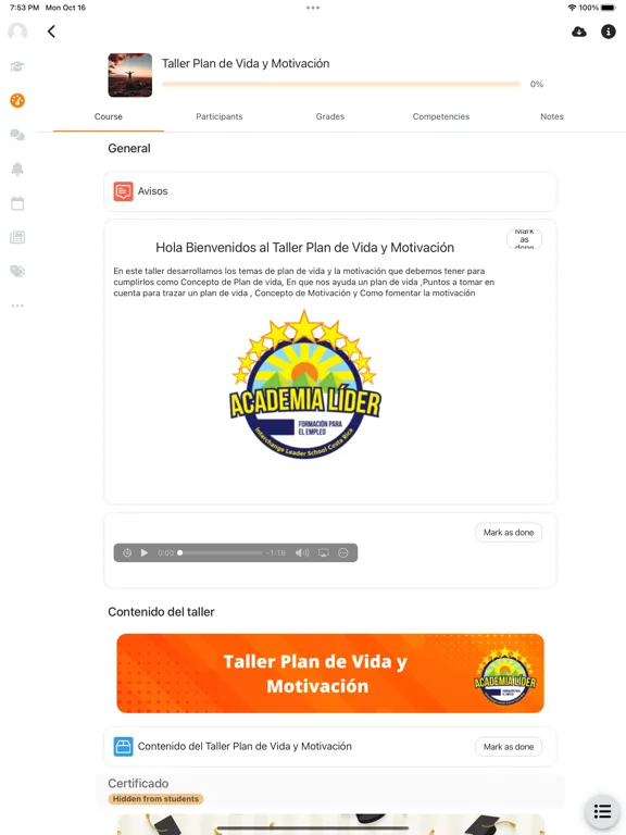 Campus Academia Lider iPad  Ekran Görüntüleri