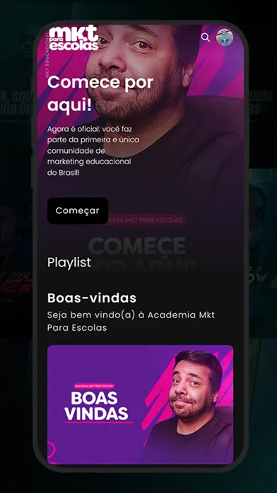 Zrzuty ekranu Academia Mkt Para Escolas