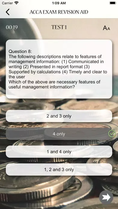 ภาพหน้าจอของ ACCA Exam Revision Aid
