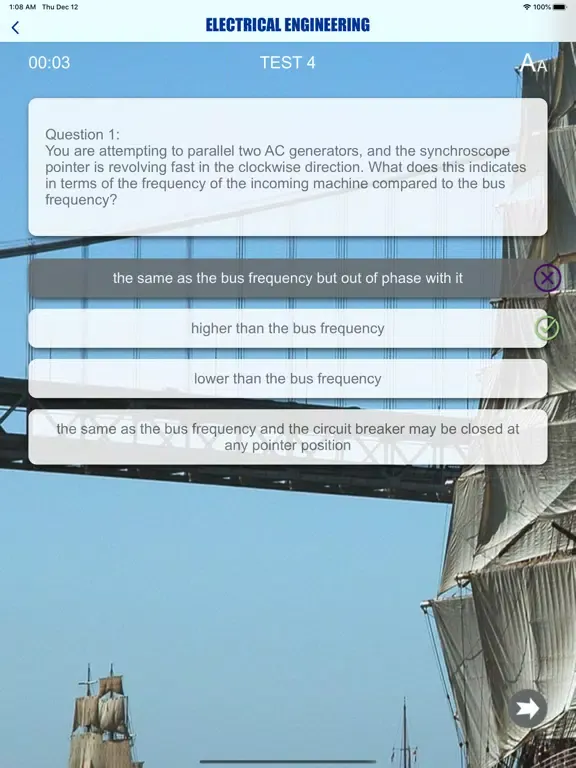 Capturas de pantalla de Electric Engineering USCG iPad 