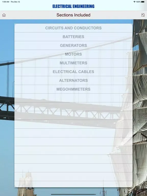 Capturas de pantalla de Electric Engineering USCG iPad 