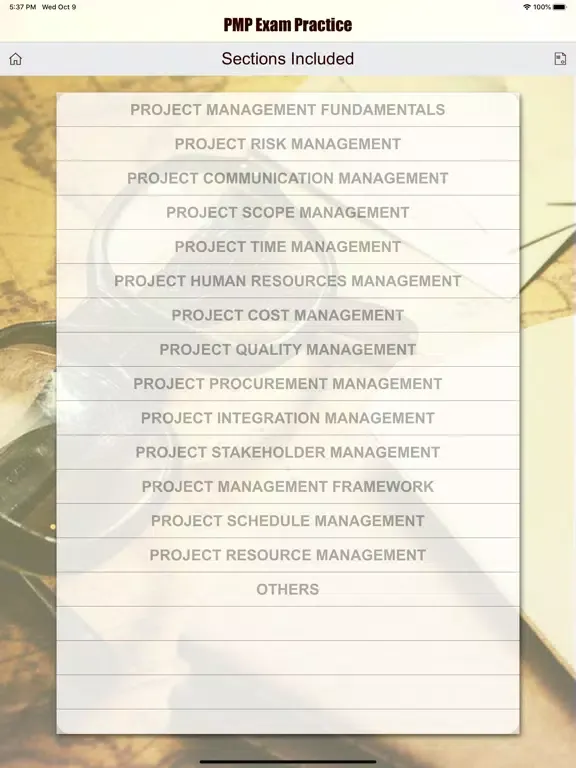 صور PMP Revision Aid iPad 