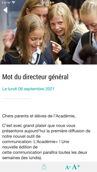 Captures d'écran de Académie +