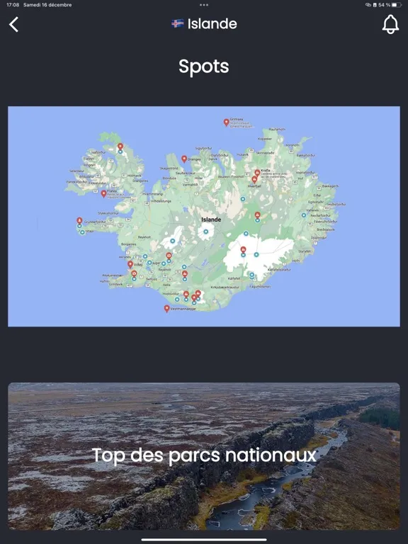 Tangkapan layar Académie des Créateurs iPad 