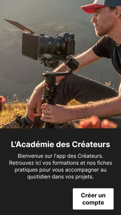 Tangkapan layar Académie des Créateurs