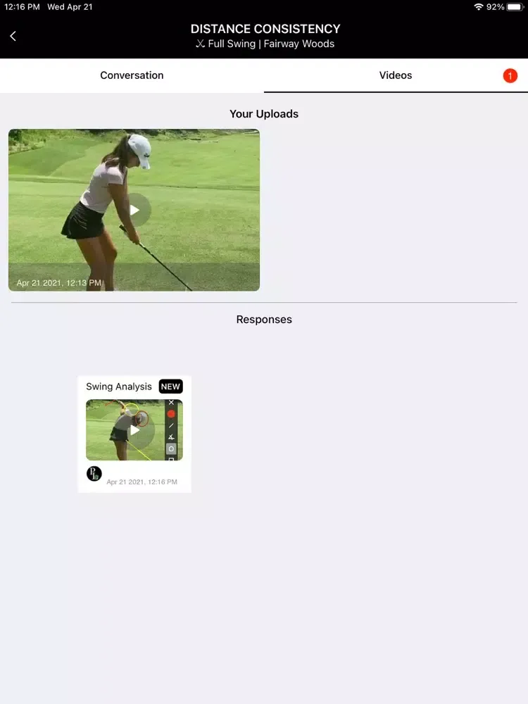 Golf Skills Coaching iPad  Screenshots