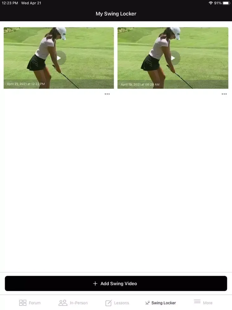 Golf Skills Coaching iPad  Screenshots