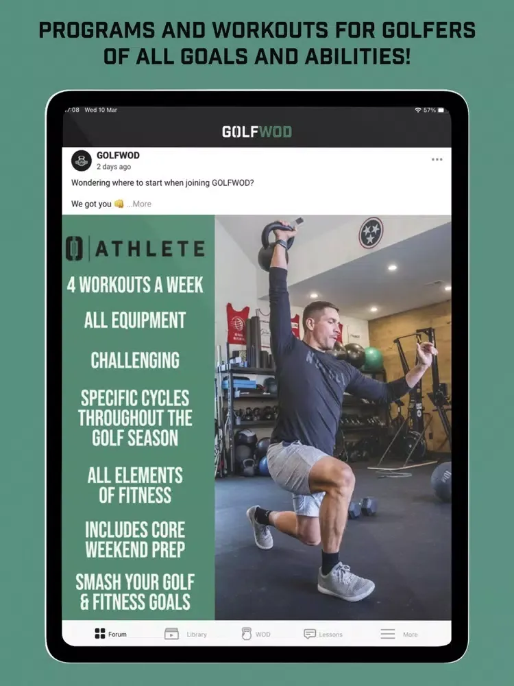 GOLFWOD App iPad  Ekran Görüntüleri