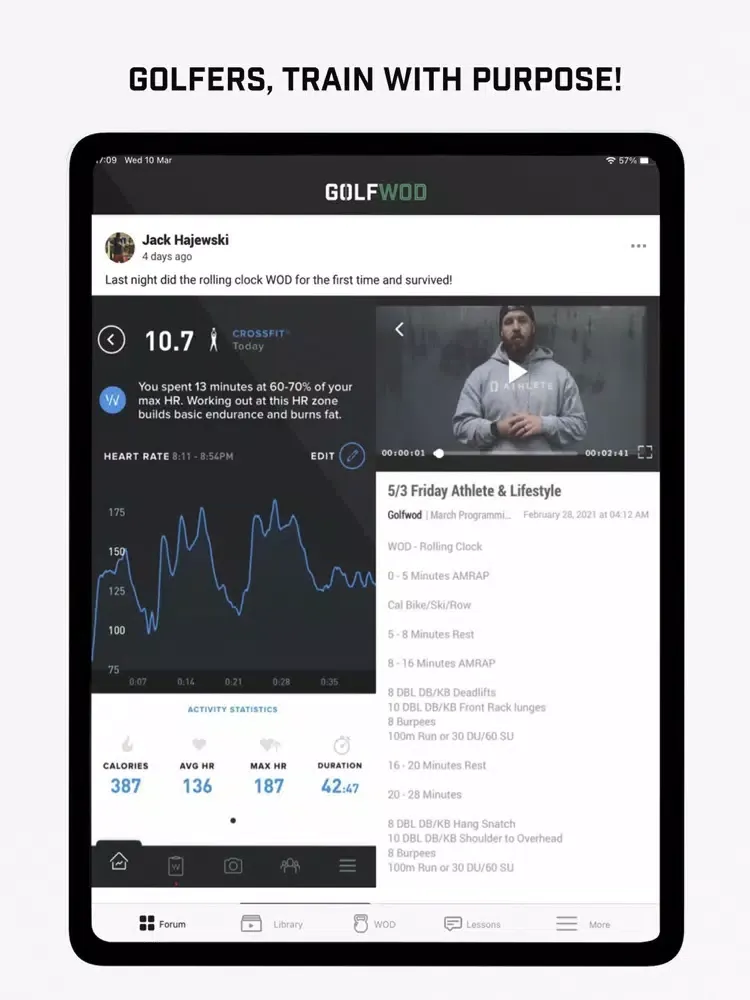 GOLFWOD App iPad  Ekran Görüntüleri