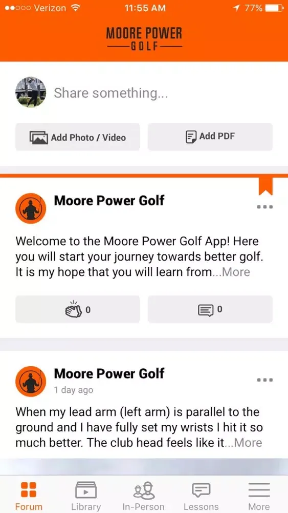 Moore Power Golf Ekran Görüntüleri