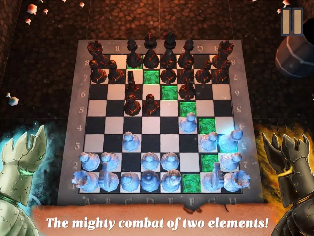 تصاویر Ice And Flame Chess 3D Game PRO iPad 