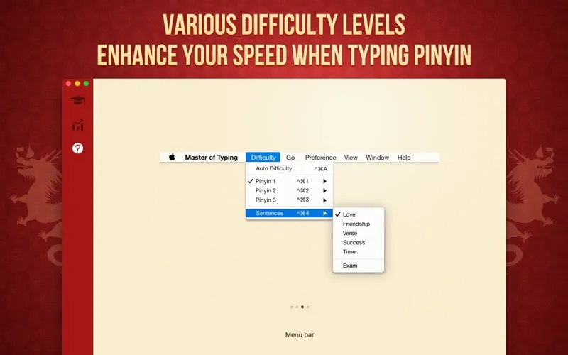 Captures d'écran de Master of Typing in Chinese