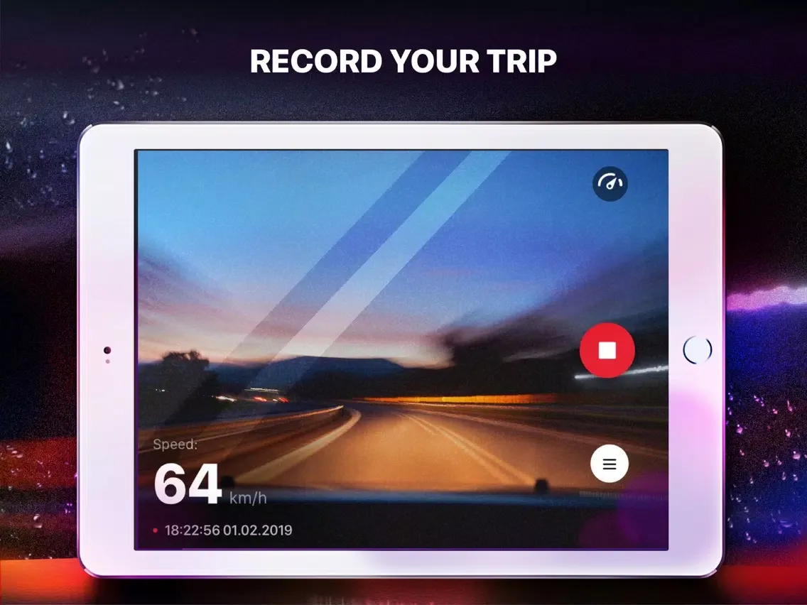 Auto Speedometer - Car Speed iPad  স্ক্রিনশট