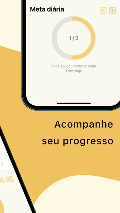 Capturas de tela do SunSafe