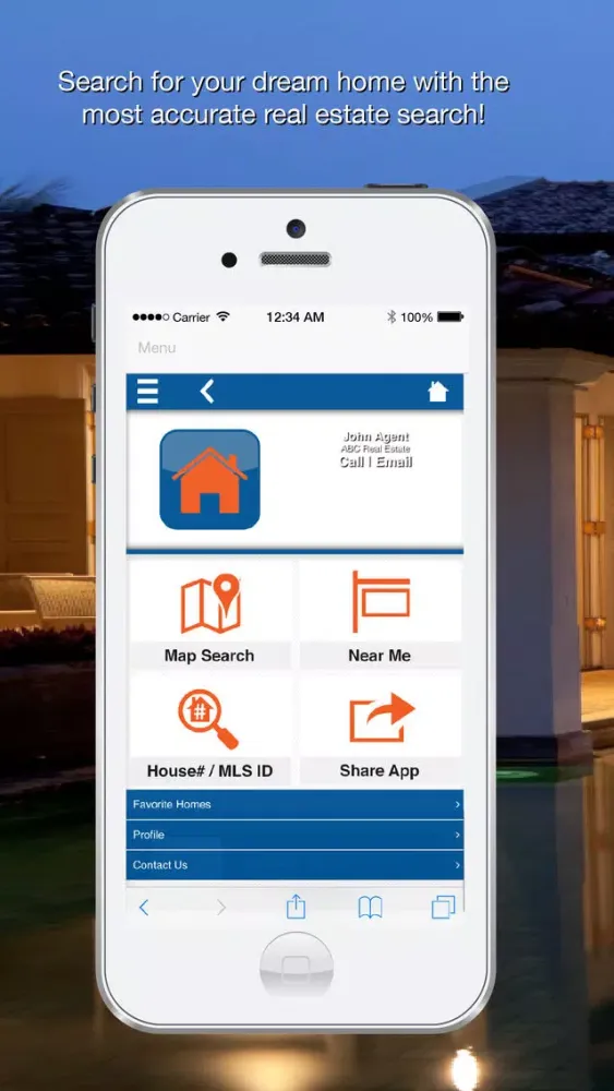 Tangkapan layar Home Search 1