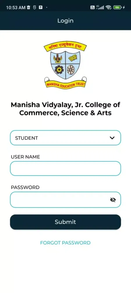 Manisha JR College - ACADMiN Screenshots