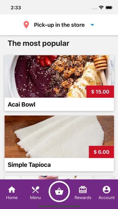 Capturas de pantalla de Acai W Tapioca