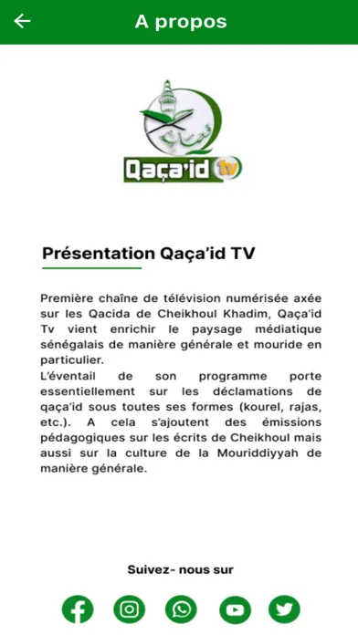 Qaçaid TV Screenshots