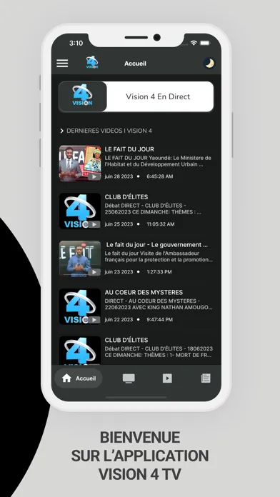 Vision 4 TV Screenshots
