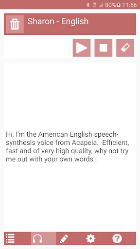 Скриншоты Acapela TTS Voices