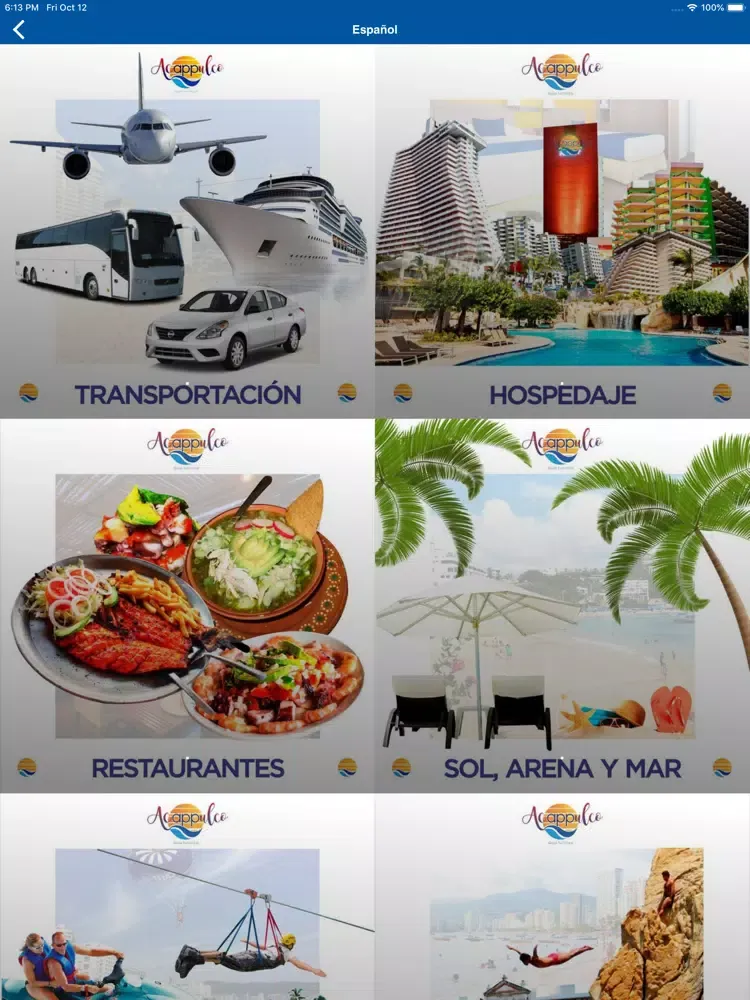 Acappulco Guía Turística iPad 应用截图