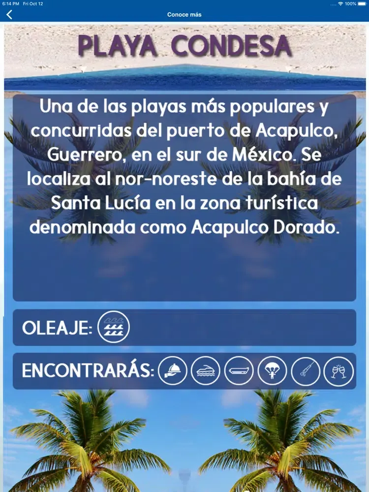 Acappulco Guía Turística iPad 应用截图