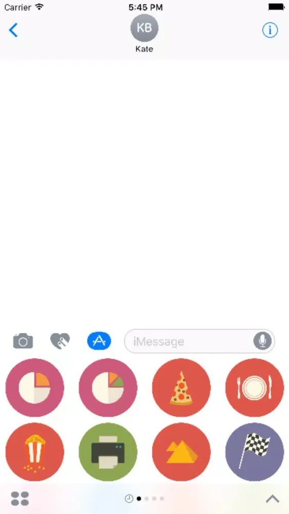 Capturas de tela do Icon Stickers Pack
