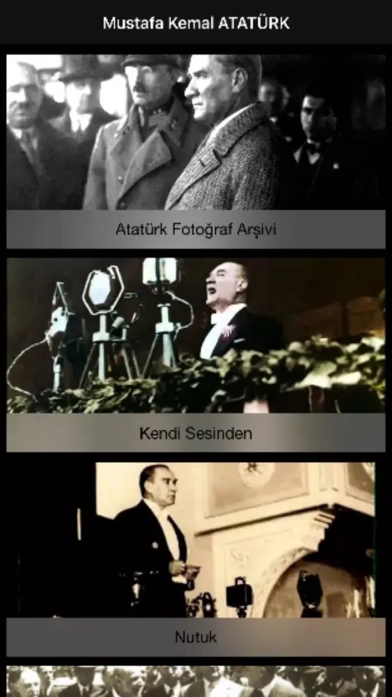 Capturas de tela do Mustafa Kemal Atatürk