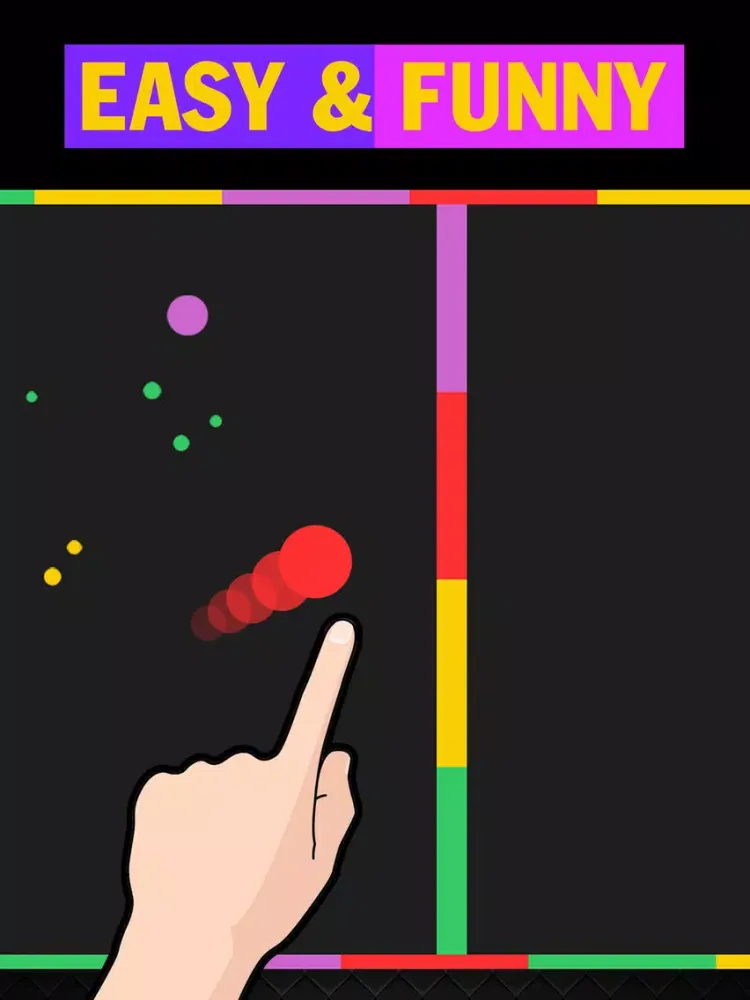 Flappy Colors Ball iPad  سکرین شاٹس