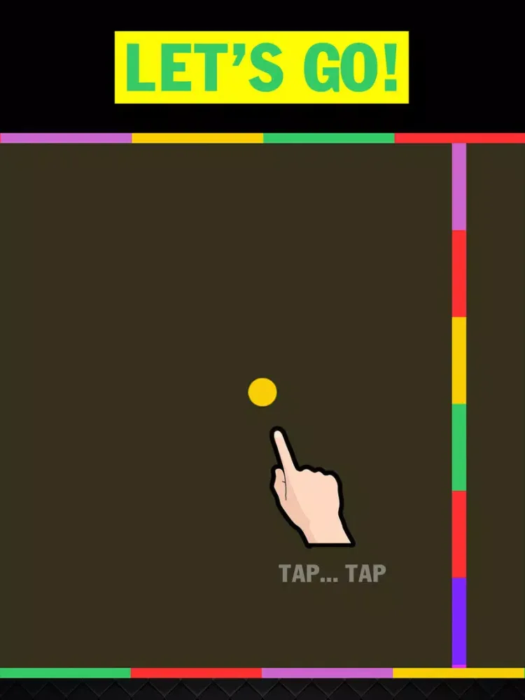 Flappy Colors Ball iPad  سکرین شاٹس