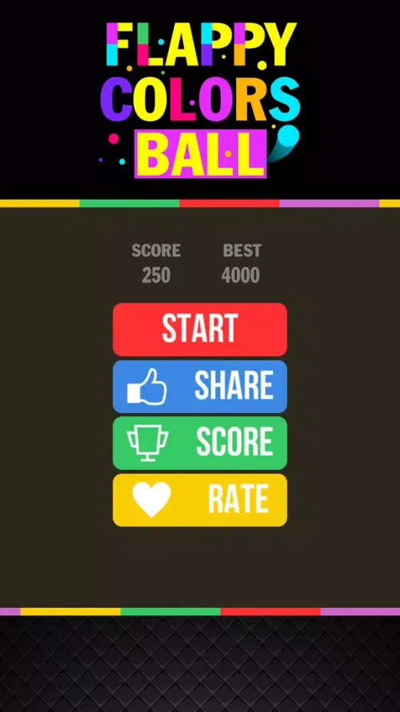 Flappy Colors Ball سکرین شاٹس