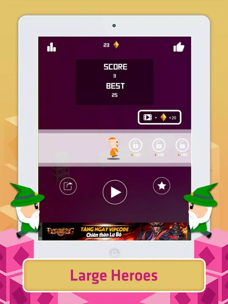 Jump on Debris Road iPad  Screenshots