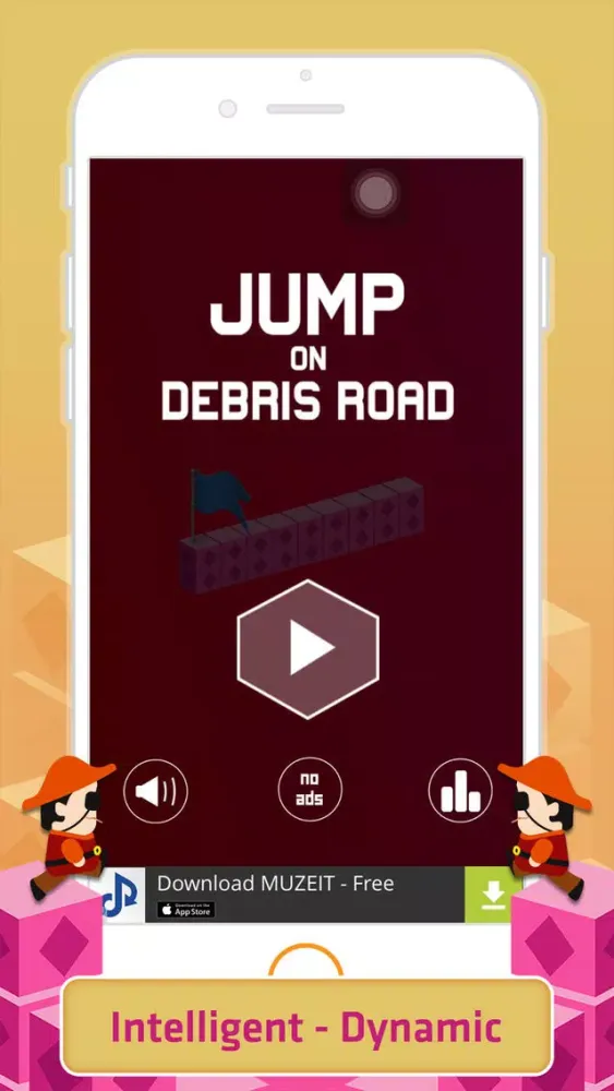 Jump on Debris Road Screenshots