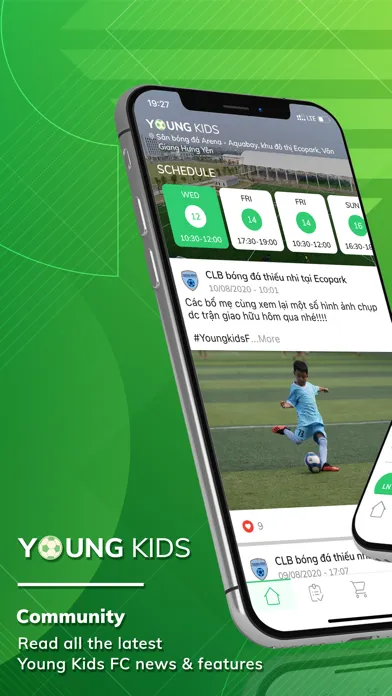 Zrzuty ekranu YOUNG KIDS: Bóng đá trẻ em