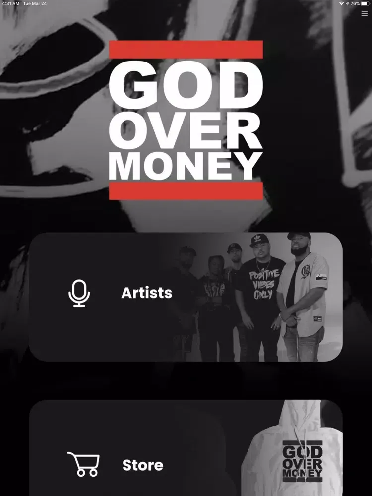 Tangkapan skrin GOM Plus iPad 