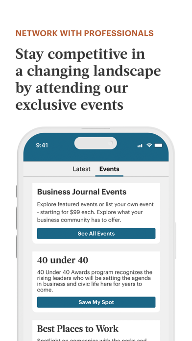 Скриншоты Boston Business Journal