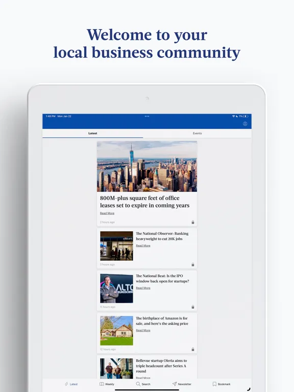 Puget Sound Business Journal iPad 應用截圖