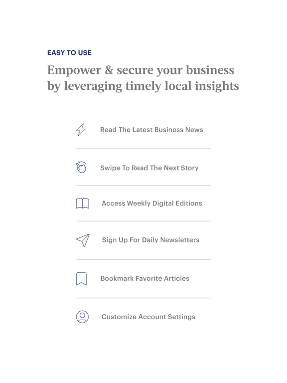 Puget Sound Business Journal iPad 應用截圖