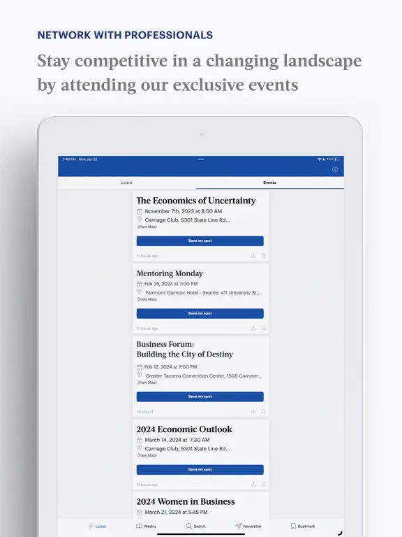 Puget Sound Business Journal iPad 應用截圖