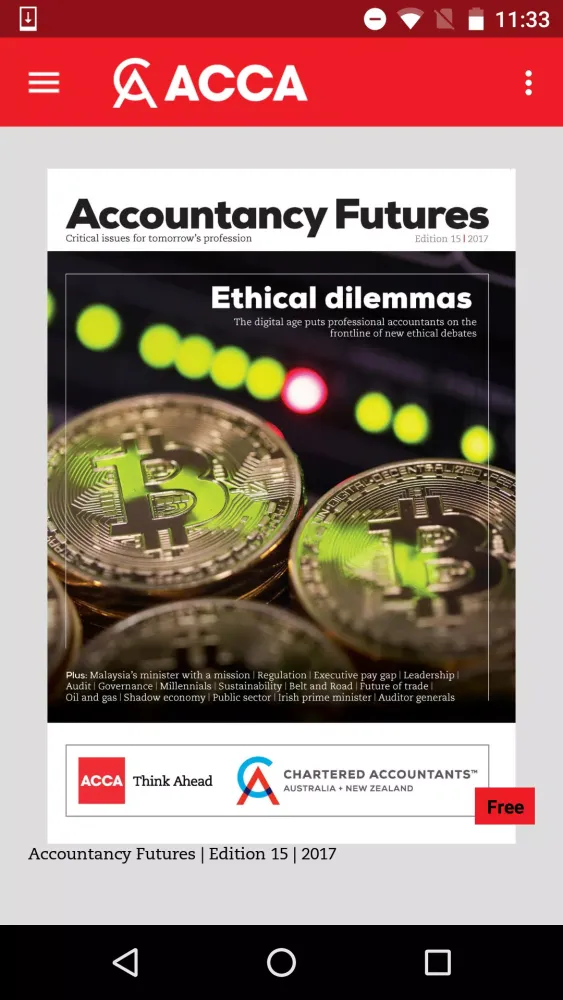 Accountancy Futures magazine Screenshots