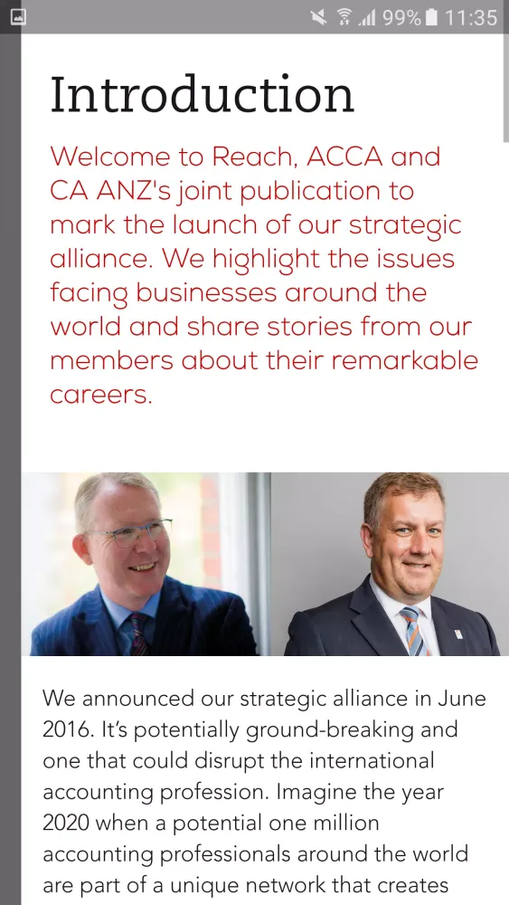 Accountancy Futures magazine Screenshots