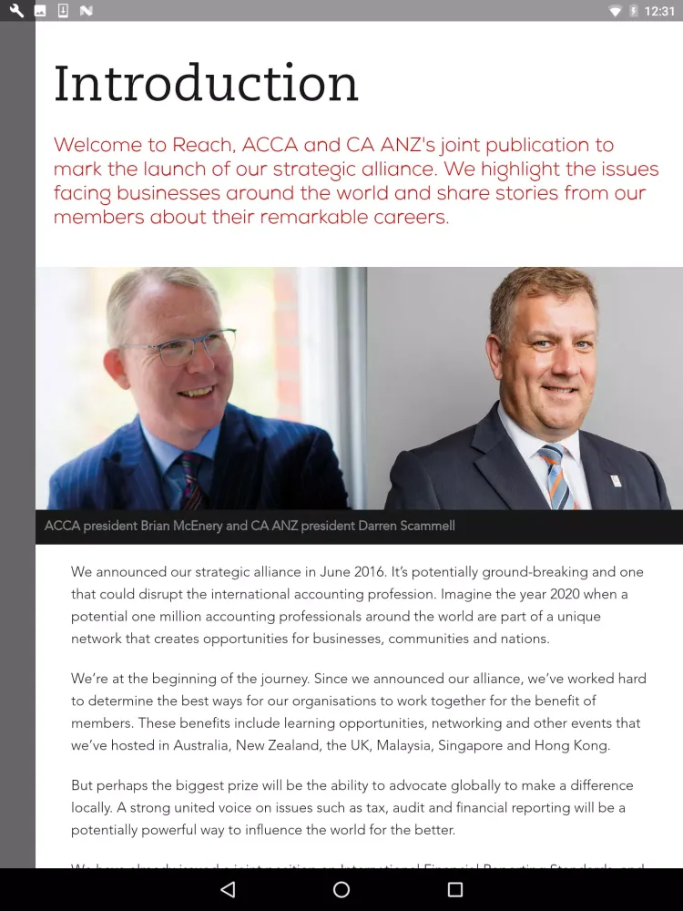 Accountancy Futures magazine Screenshots