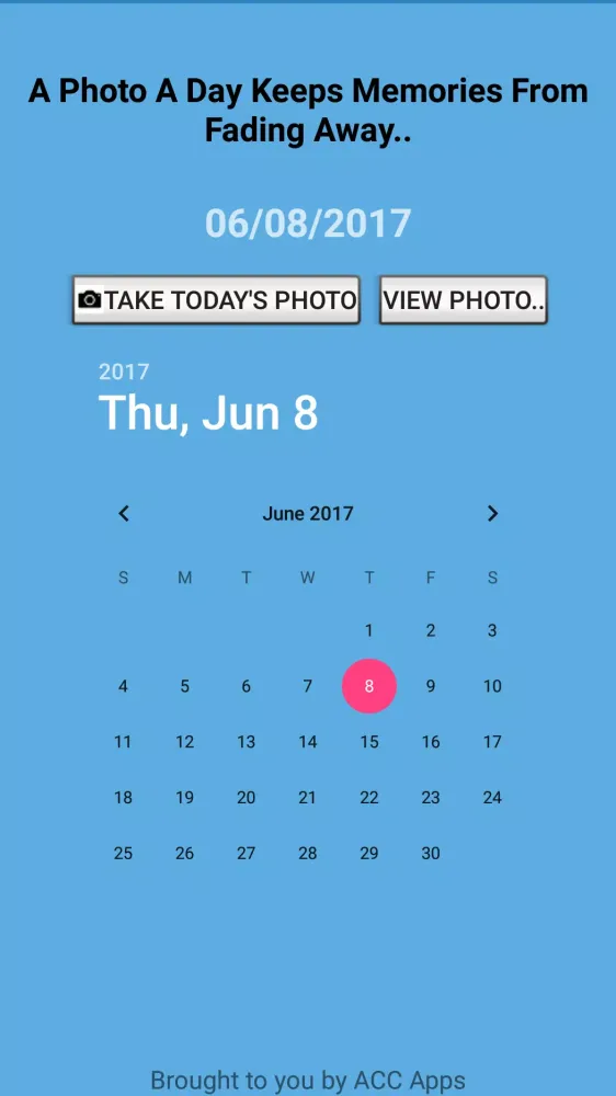 Screenshot di A Photo A Day