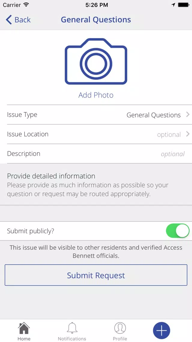 ภาพหน้าจอของ Access Bennett