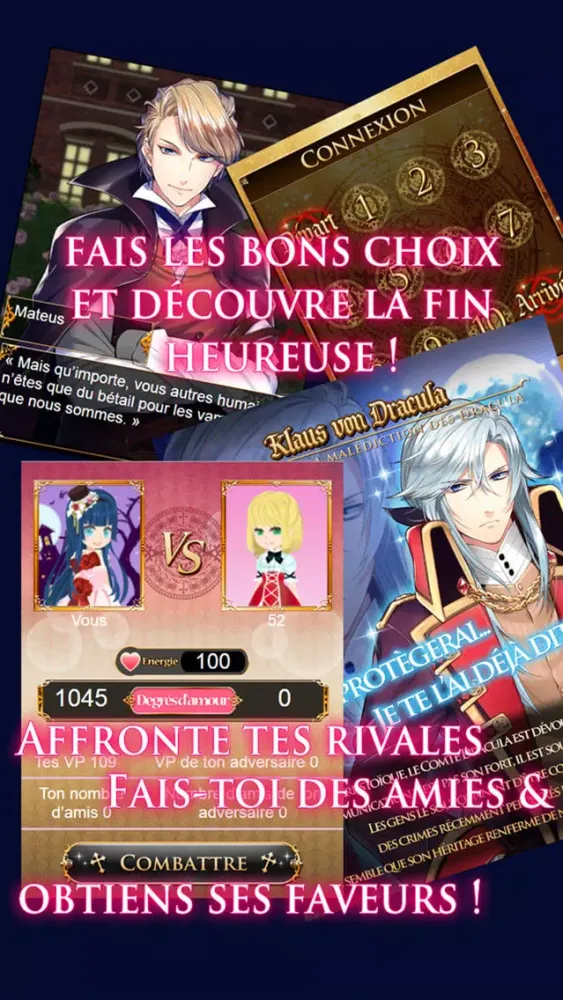 Les Princes de la Nuit سکرین شاٹس
